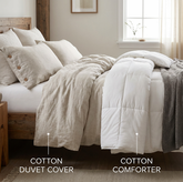 Cotton Duvet Cover or Cotton Comforter?
