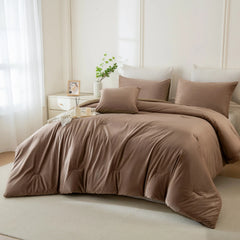 100% cotton brown velvet comforter sets