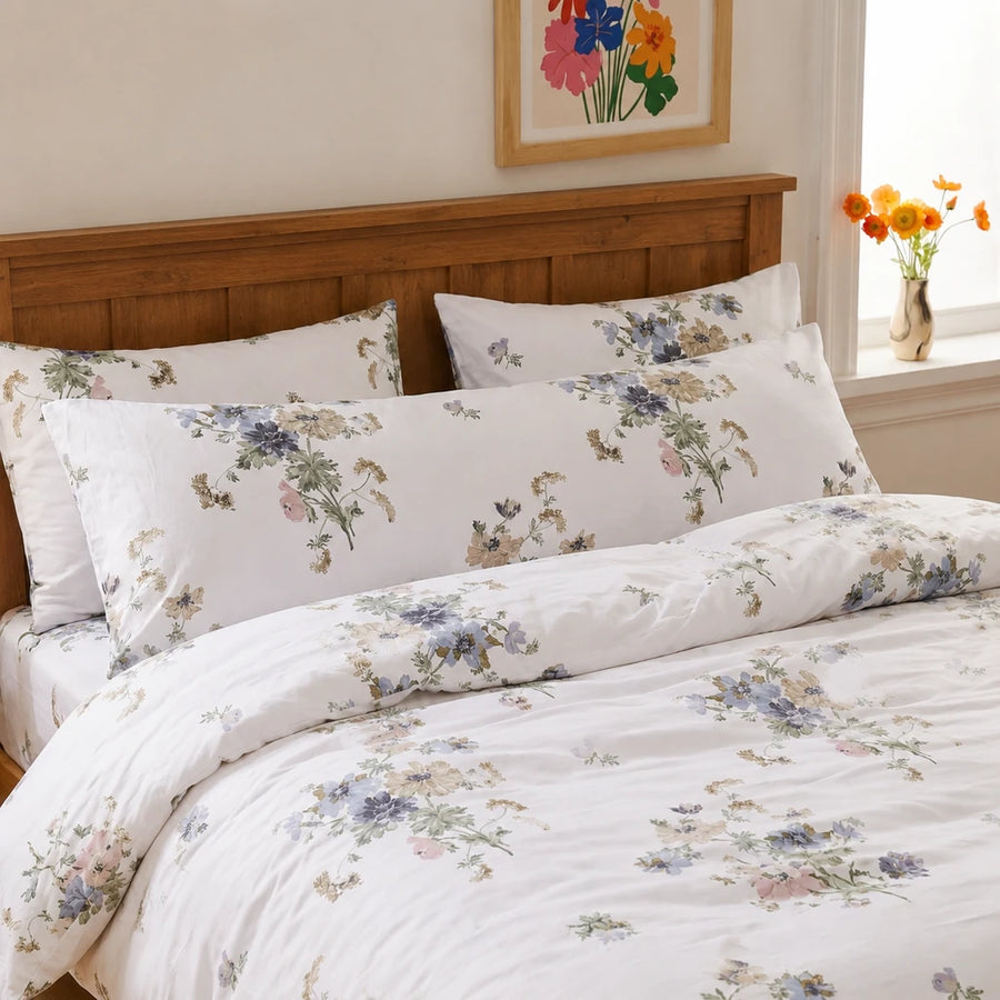 artisan gardenia botanical pillowcases full bedding set floral decor