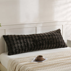 brown rabbit velvet long pillowcase king size