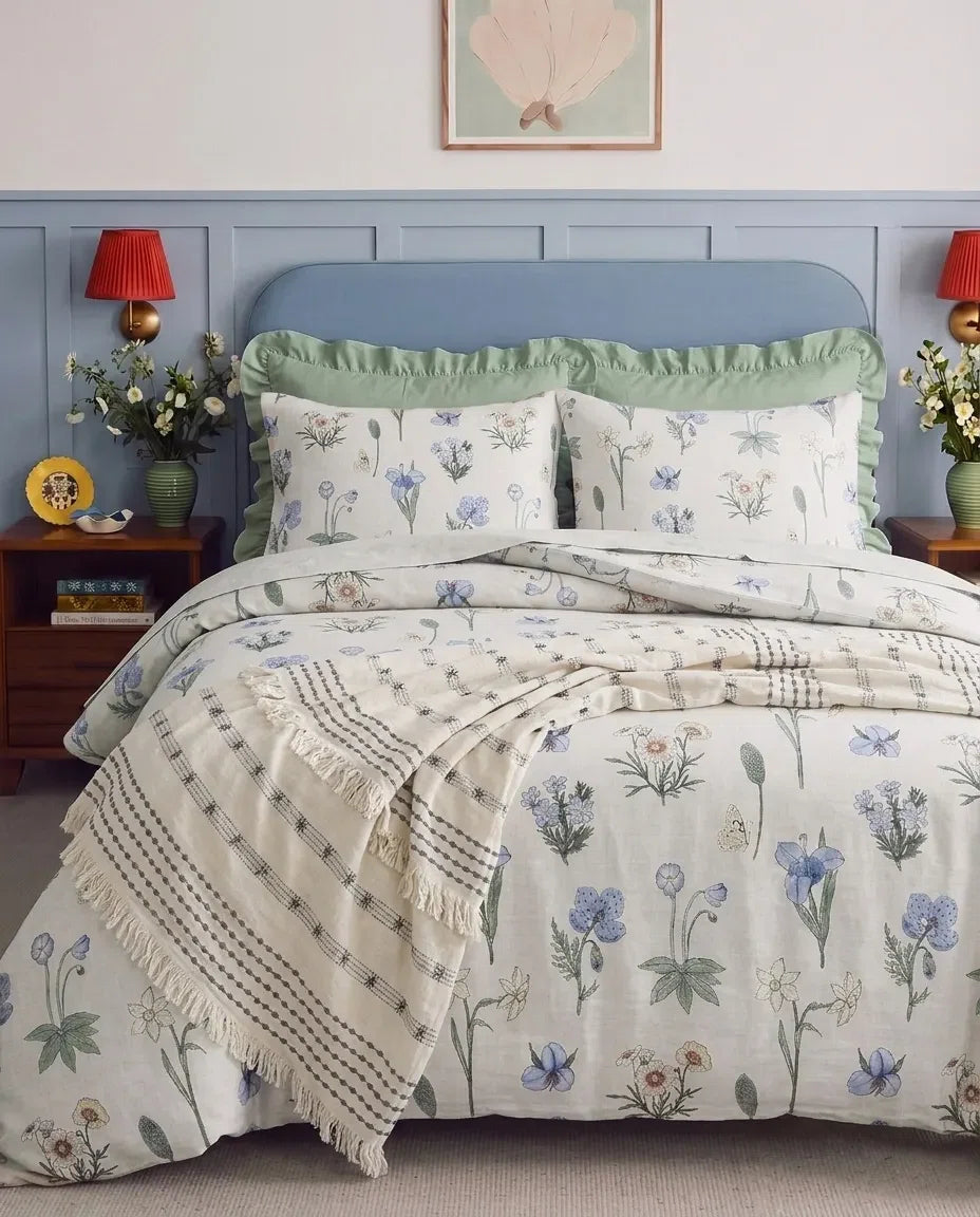 A Little Blue, a Little Botanical