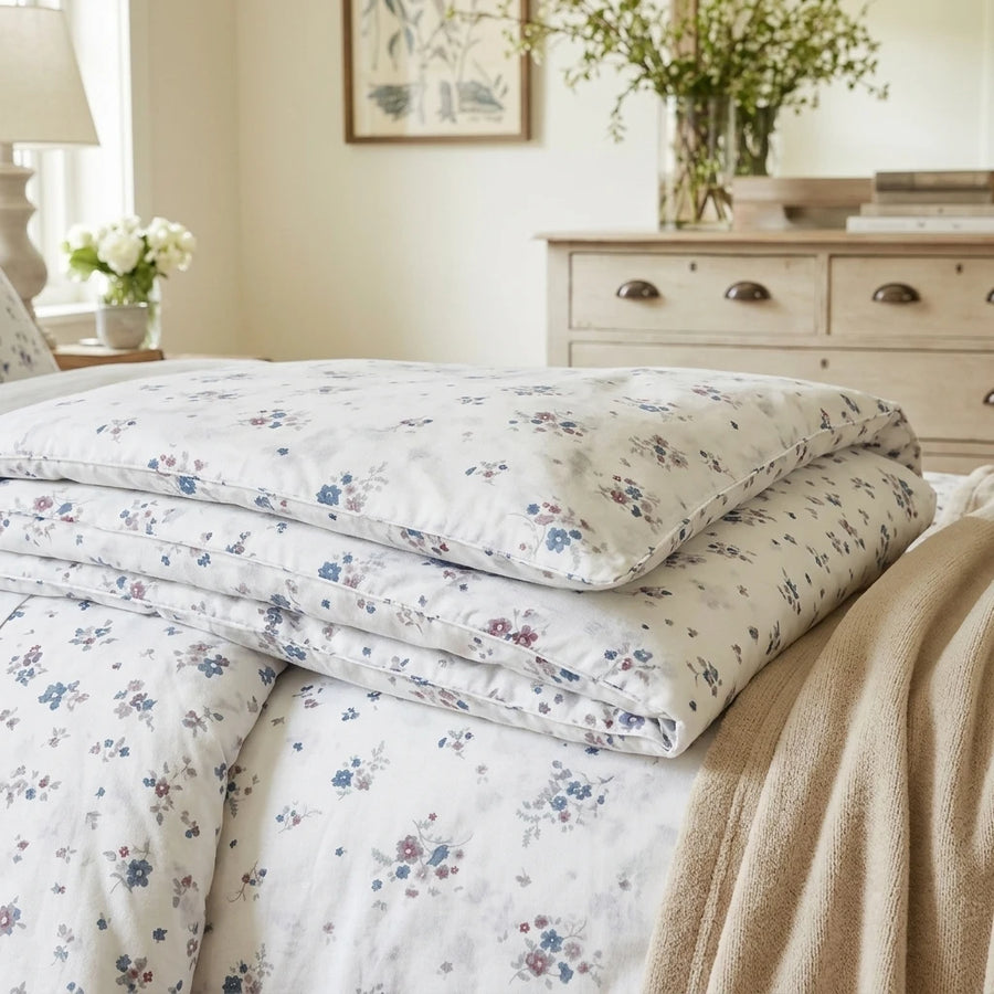 country breeze ditsy floral comforter set sage green bedding main