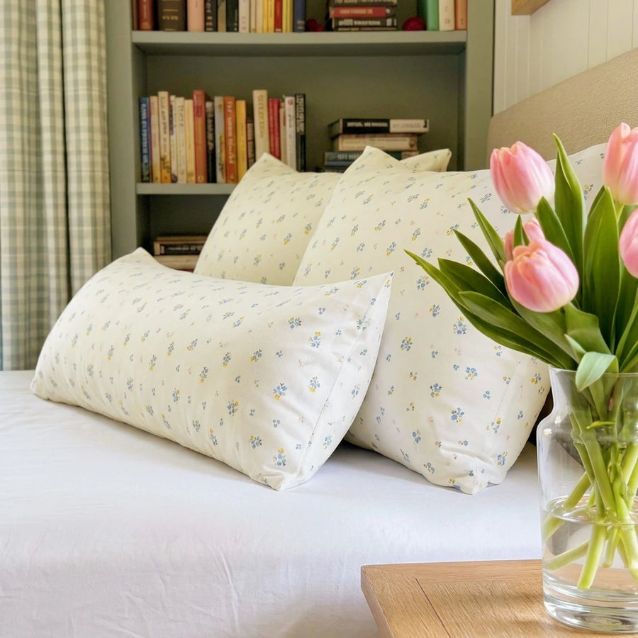 dainty floral print pillowcases soft breathable cotton