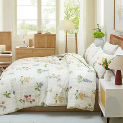 Light Green English Cottage Comforter Set