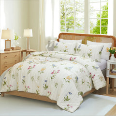 Light Green English Cottage Comforter Set