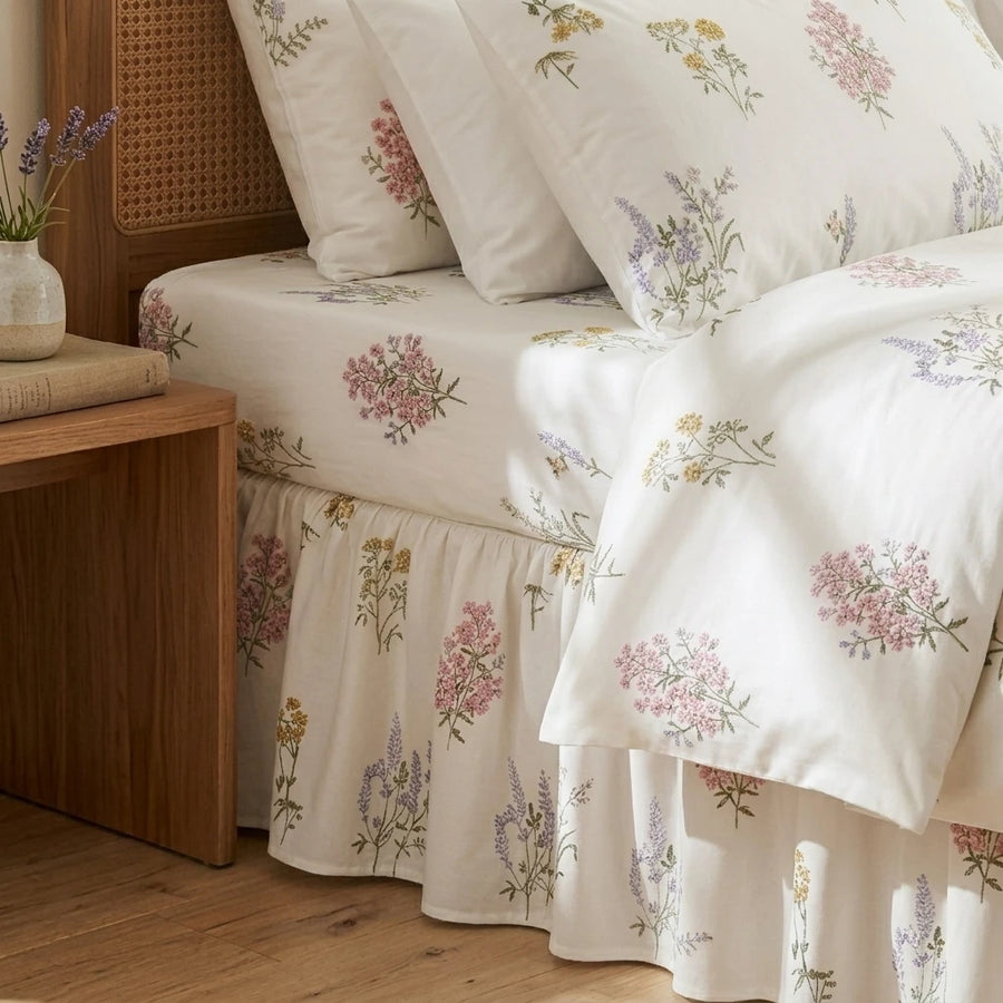 english toile botanical bedding set