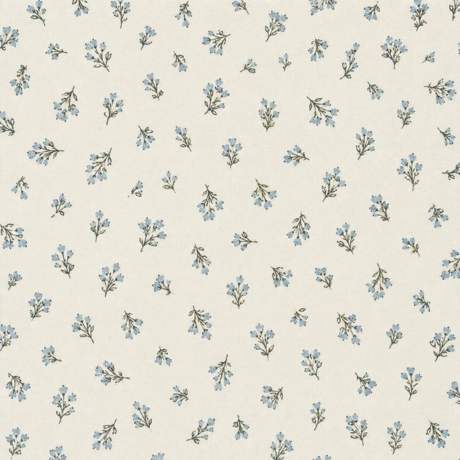 fernwood muslin blanket mauve medallion cream dusty blue floral swatchatch
