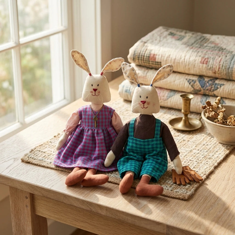 The Gingham Gatehouse Rabbit Collection