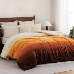 Gradient cotton duvet angled panorama