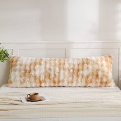 milk brown rabbit velvet pillowcase