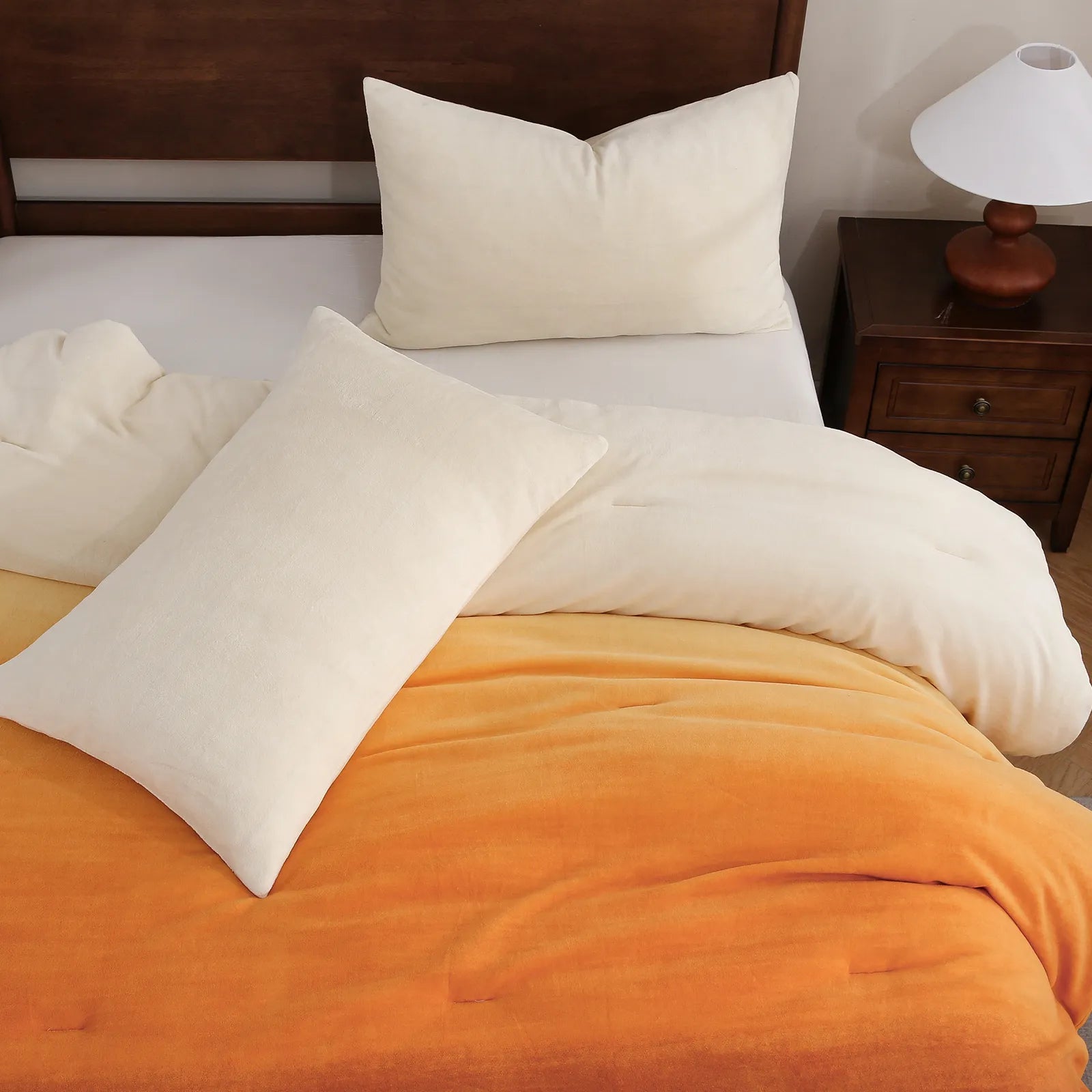 milk velvet comforter set