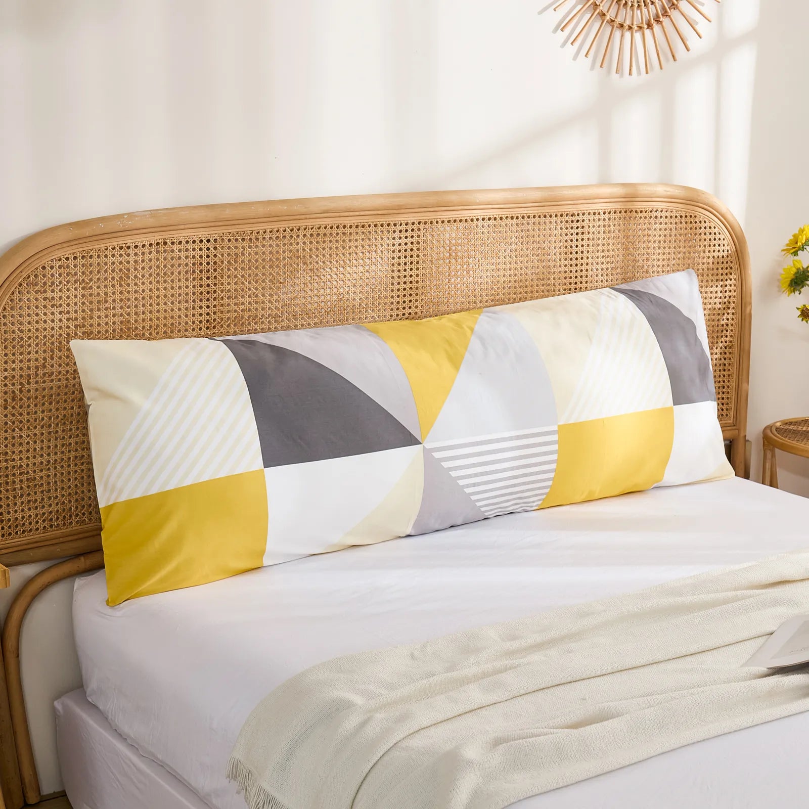 Minimal Life Cotton Long Pillowcase angled flat display