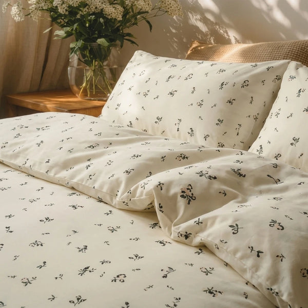 minimalist meadow sprig bedspread lightweight all season quilt