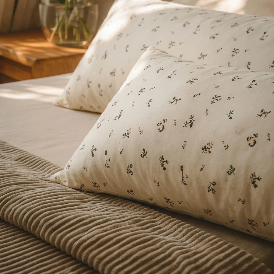minimalist meadow sprig fabric texture close up high quality