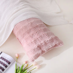 pink rabbit velvet long pillowcases