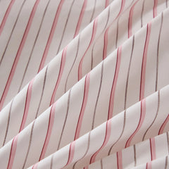 pink pinstripe bedding set king size