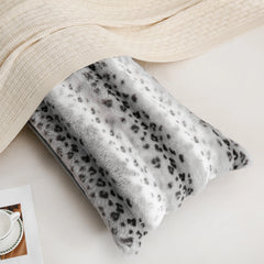 polka grey rabbit velvet long pillowcase king
