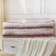 polka pink rabbit velvet long pillowcase king size