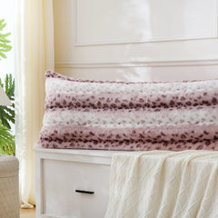 polka pink rabbit velvet long pillowcase queen