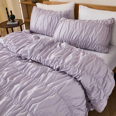 purple rope embroidered bedding sets