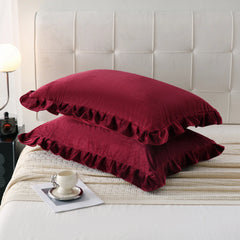 red velvet pillowcases