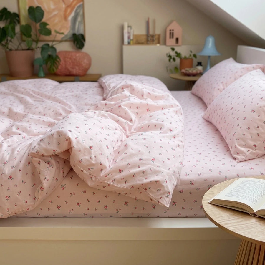 rosewick garden floral duvet cover set cozy reading nook scene