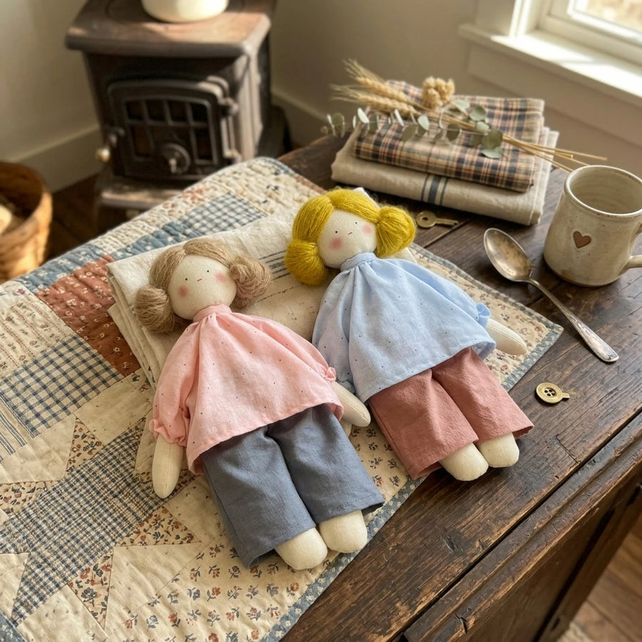 The Topknot Sisters Doll Collection