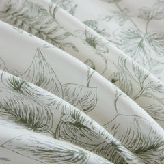 Close up of vintage floral fabric texture