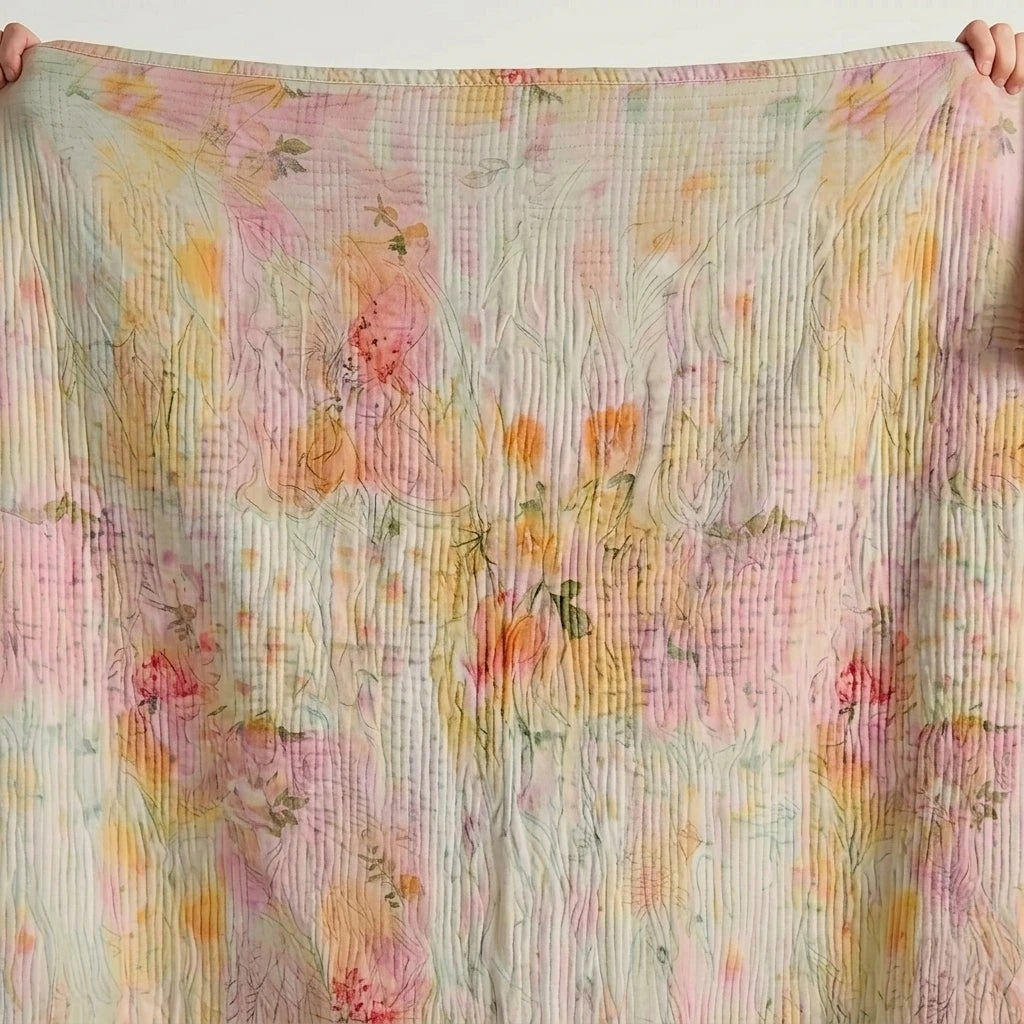 vintage storybook quilted blanket watercolor dawn main