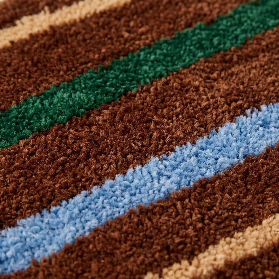 wave rider rug vintage tide tufted texture closeup