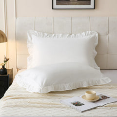 white velvet pillowcases