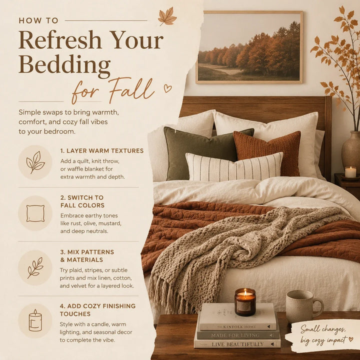 How to Refresh Your Bedding for Fall