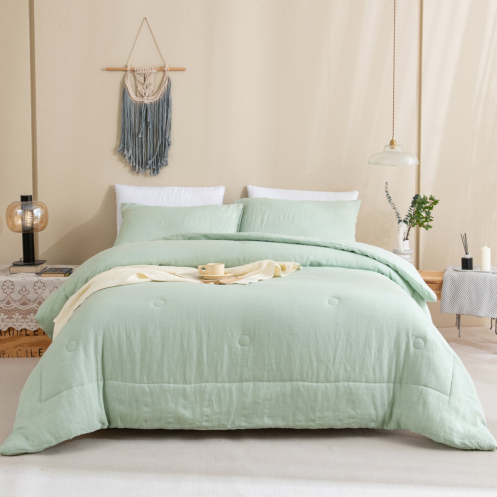 Linen Comforter Set