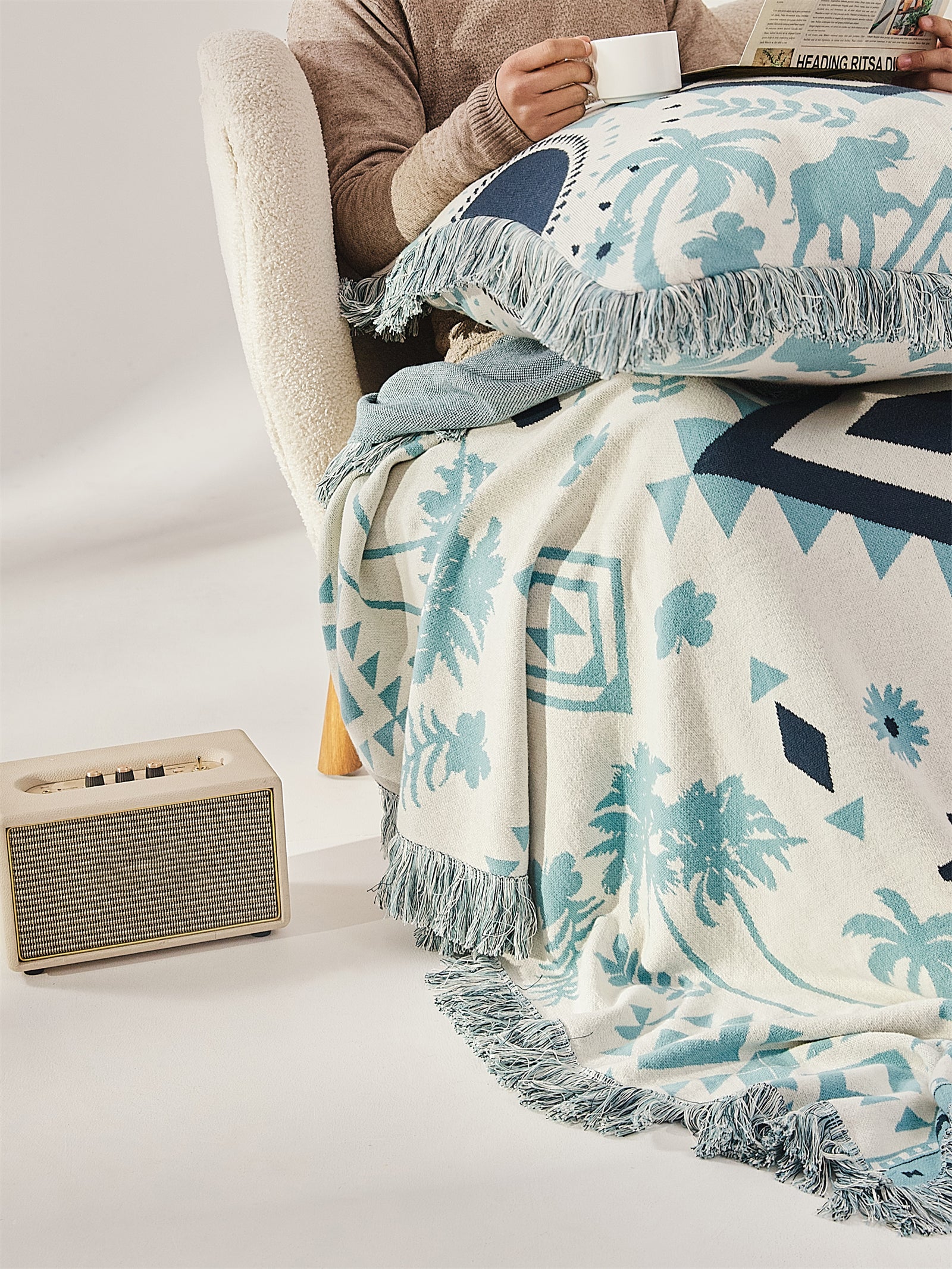 Jersylinen 100% Cotton Blanket