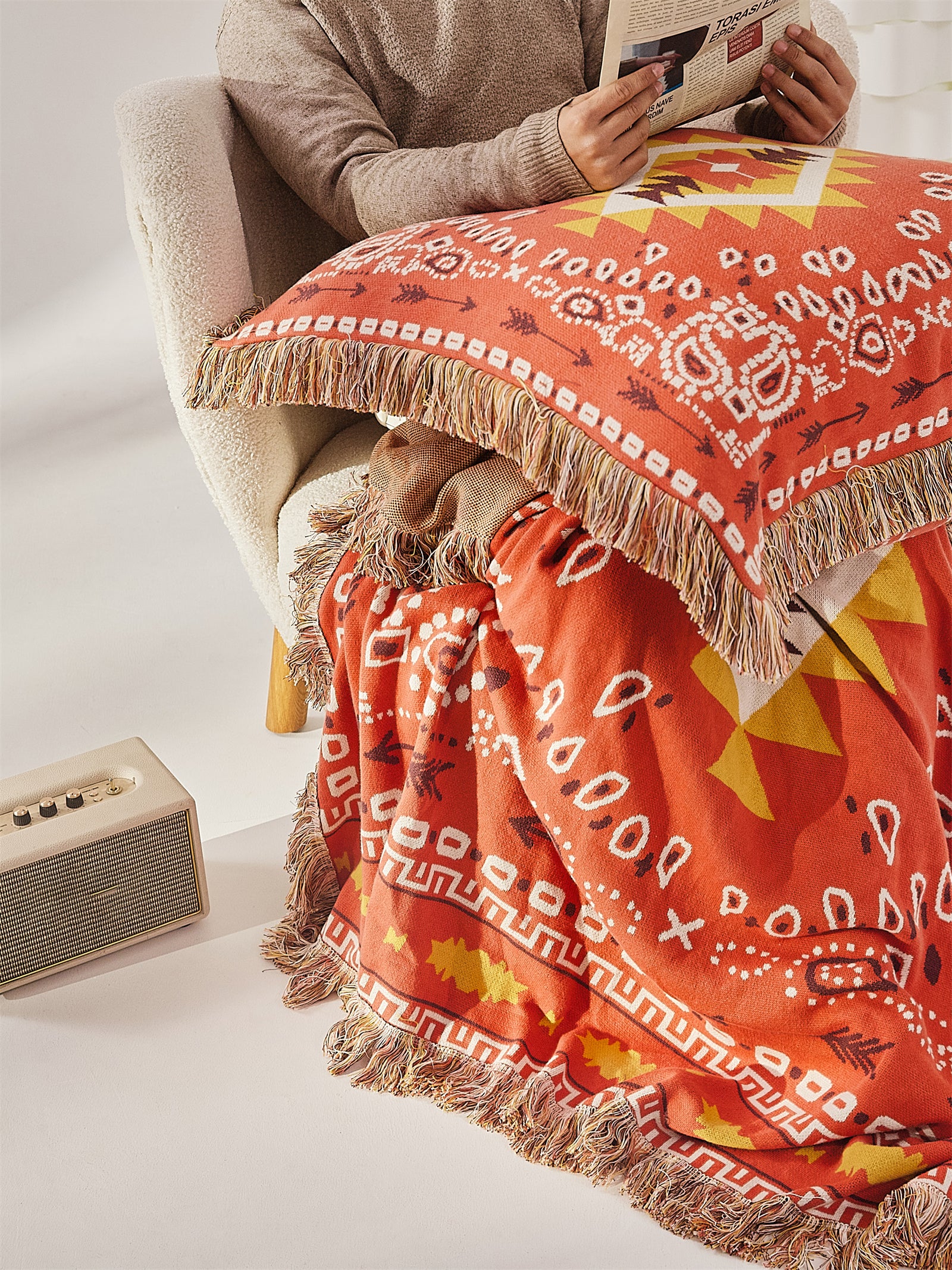Jersylinen 100% Cotton Blanket