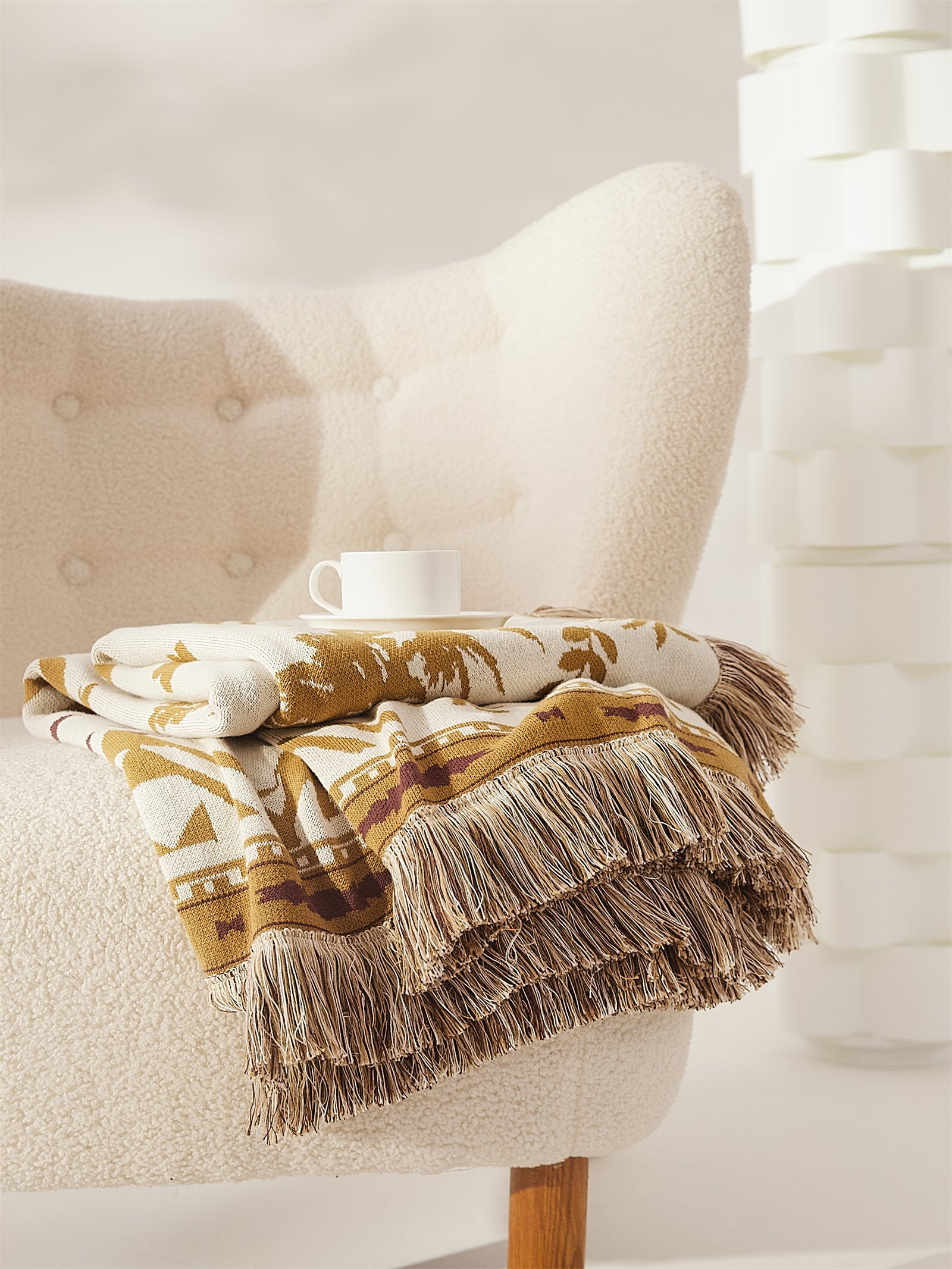 Jersylinen 100% Cotton Blanket