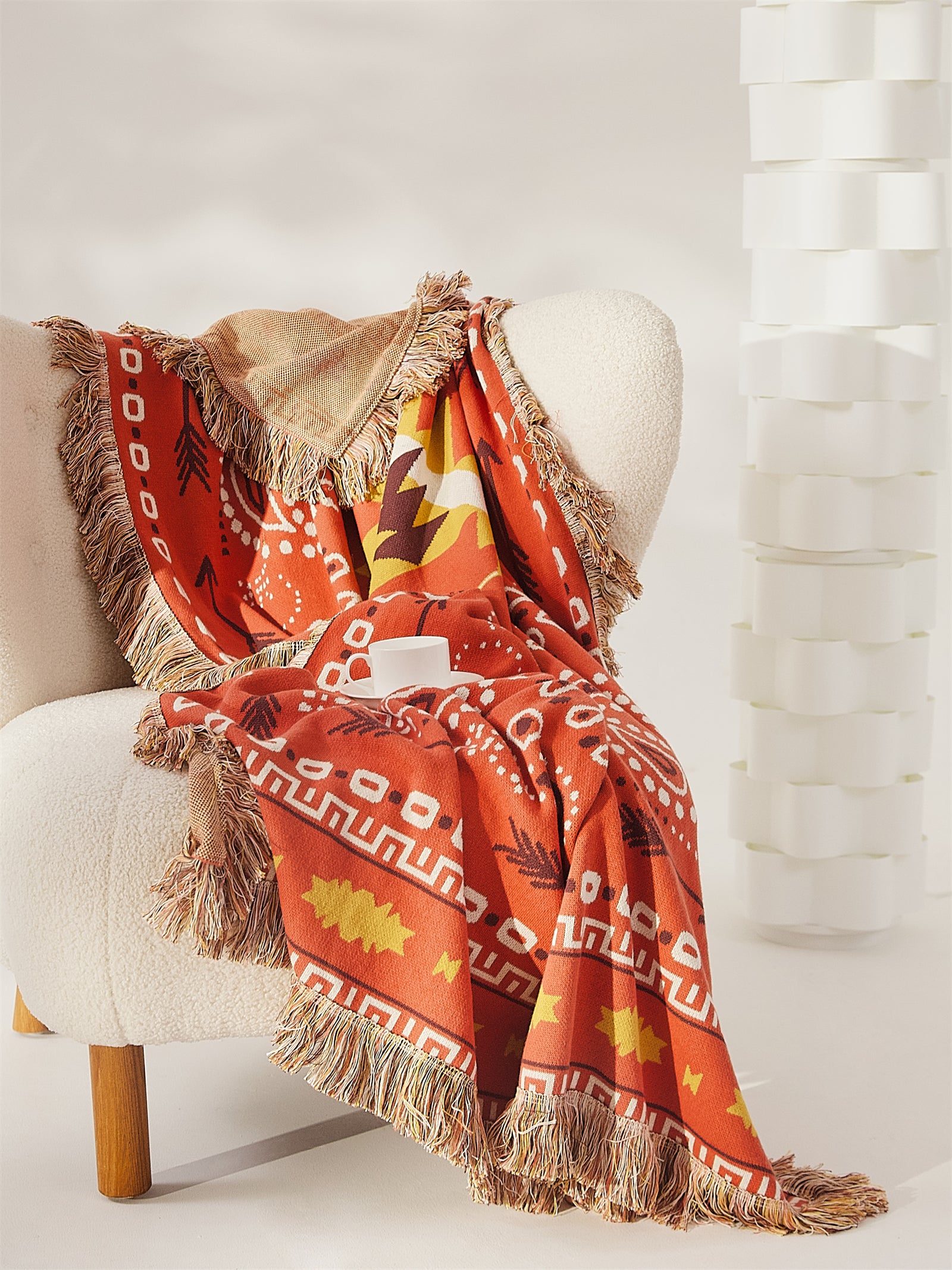 Jersylinen 100% Cotton Blanket