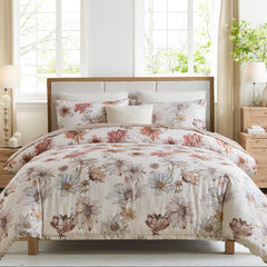 100% Cotton Floral Comforter Set
