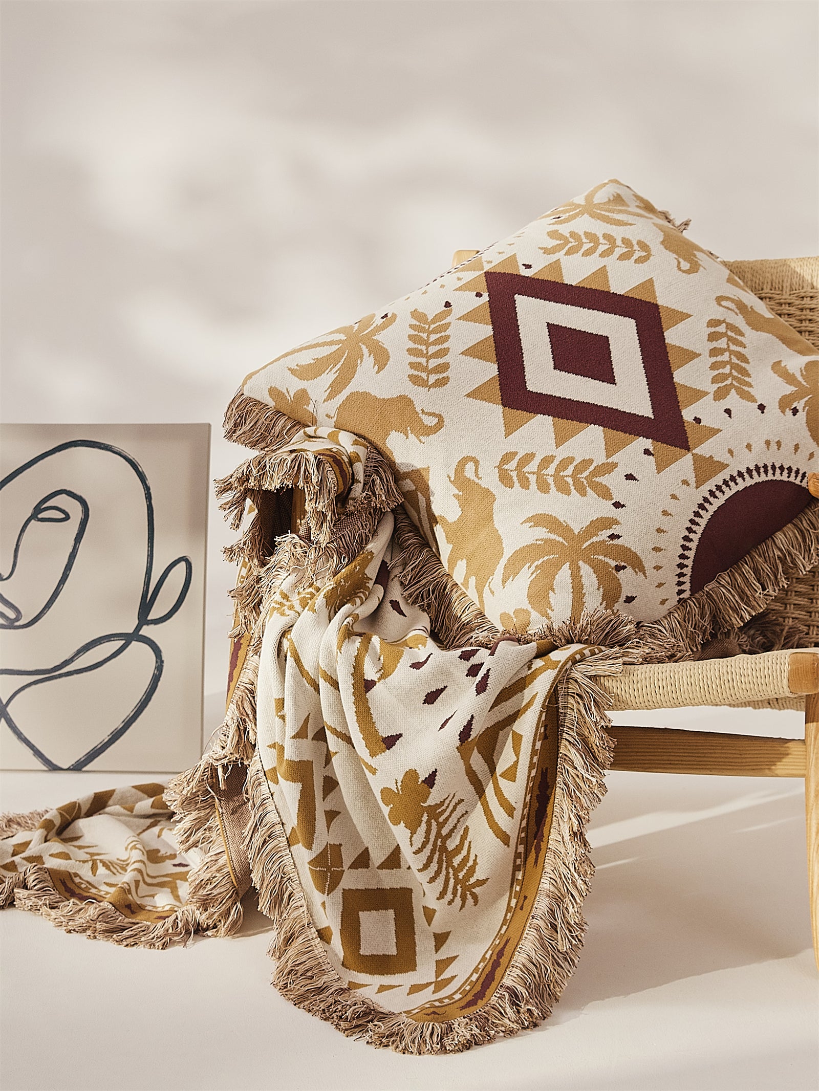 Jersylinen 100% Cotton Blanket