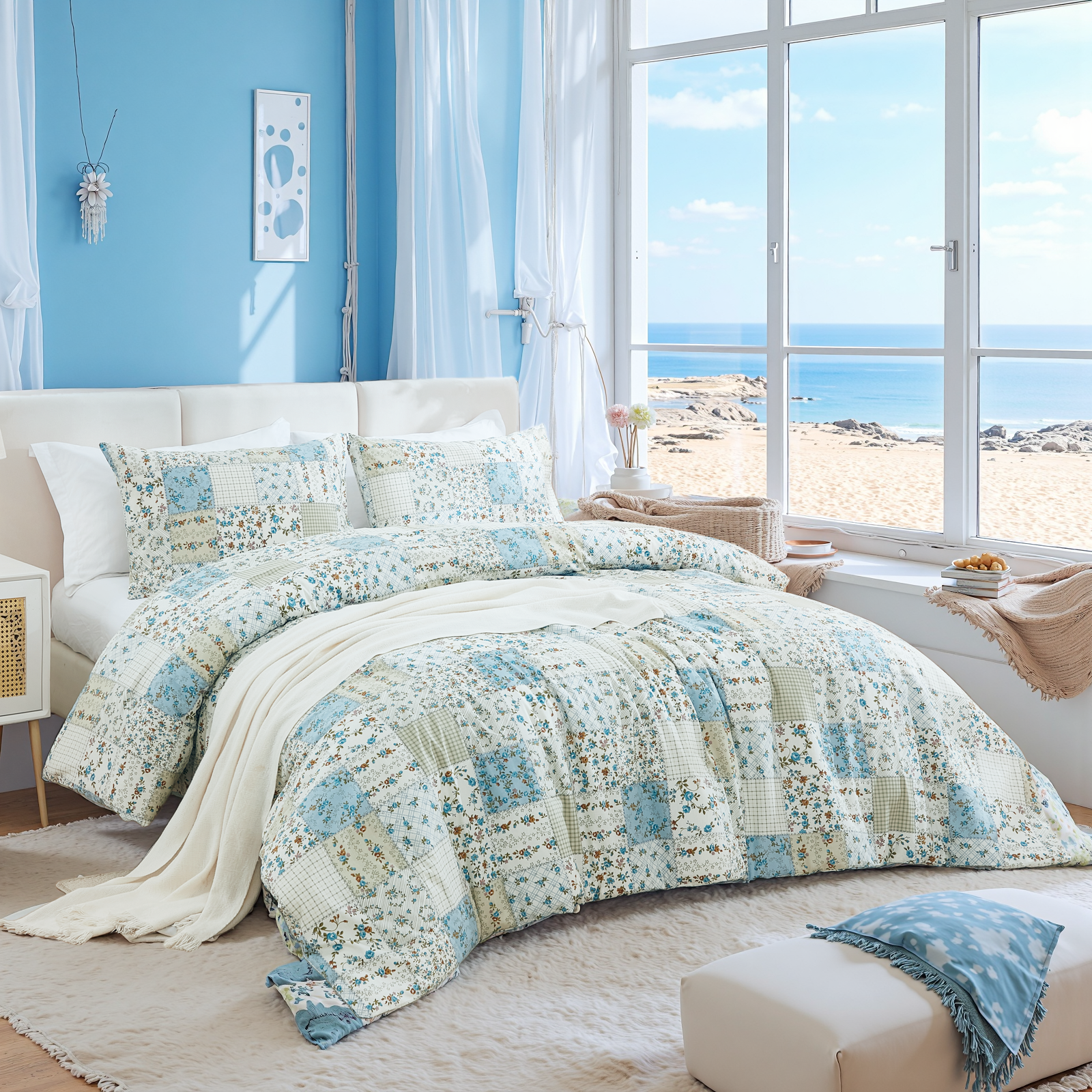 Patchwork Duvet Cover Set 100% Cotton
