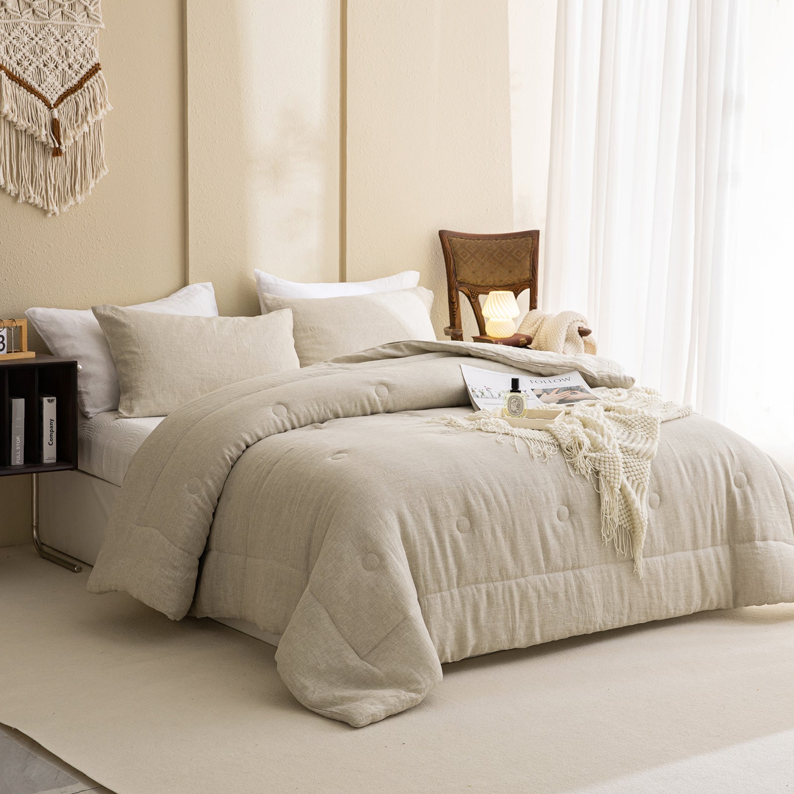 Linen Comforter Set