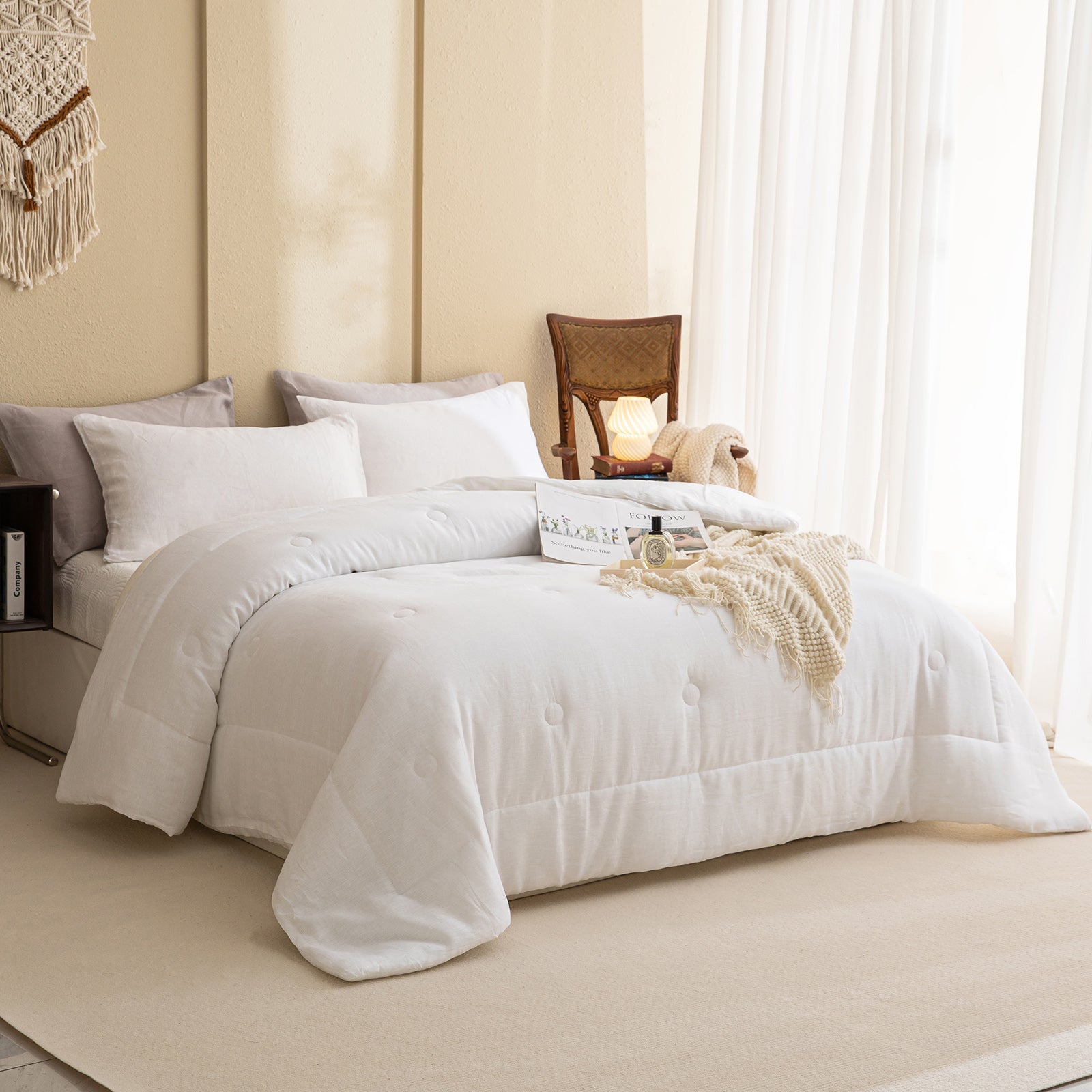 Linen Comforter Set