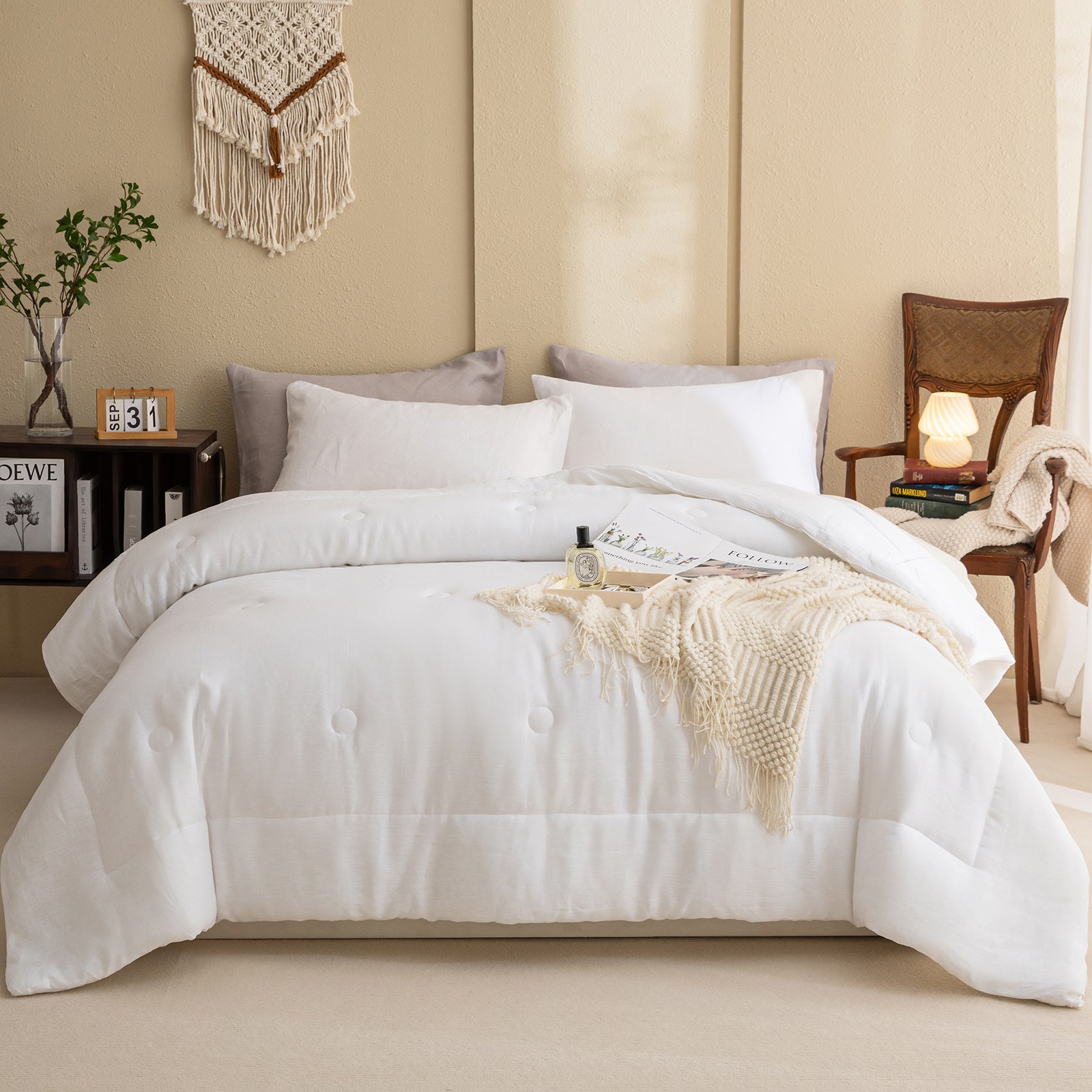 Linen Comforter Set