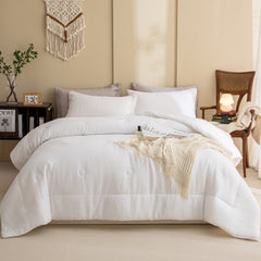 White Linen Comforter