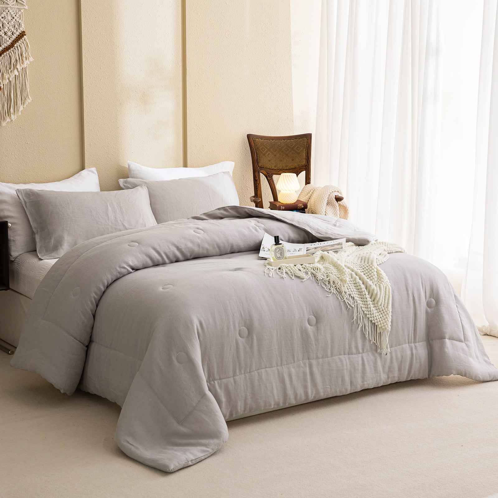 Linen Comforter Set