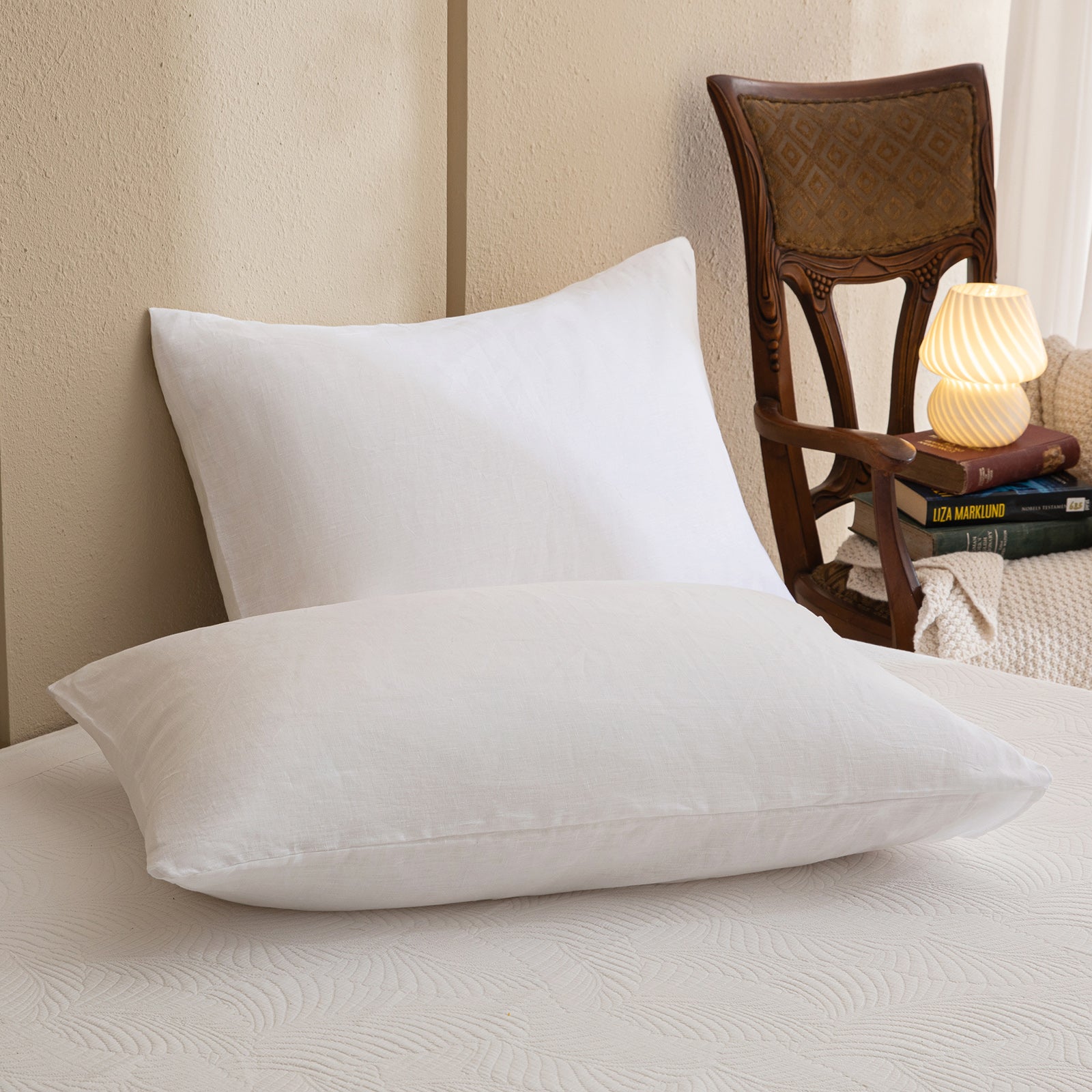 White Linen Comforter