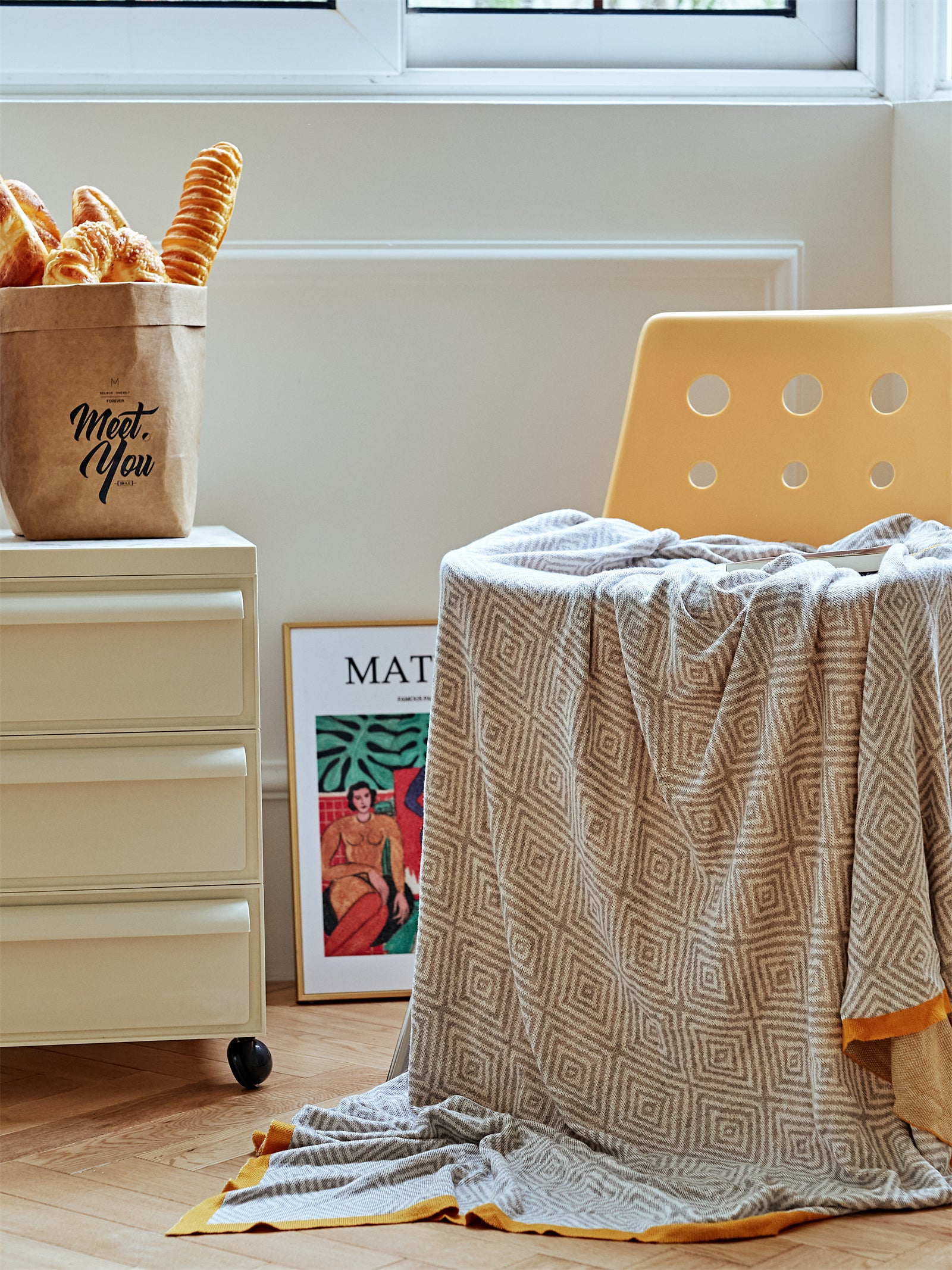 Jersylinen Blended Fabric Blanket