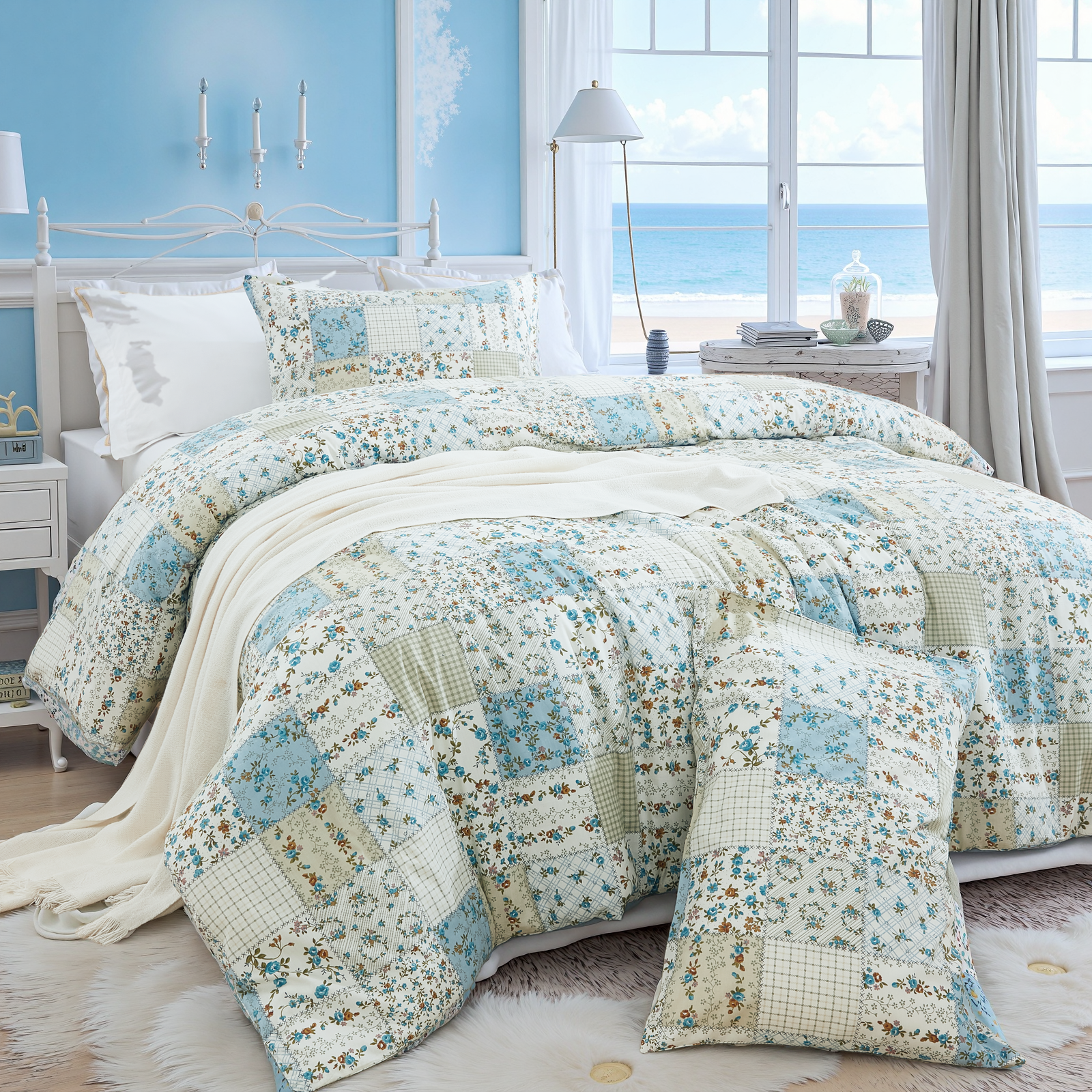 Patchwork Duvet Cover Set 100% Cotton