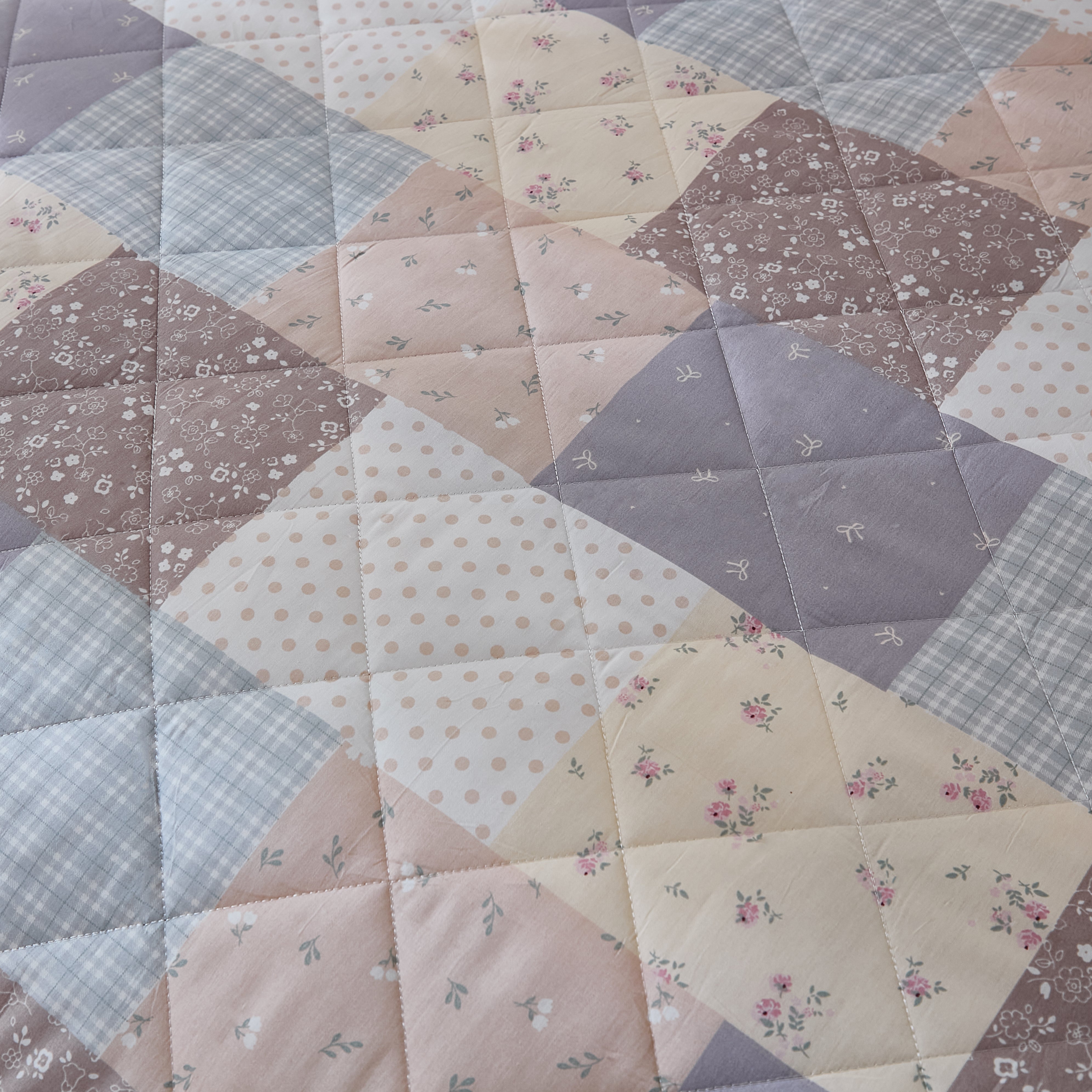 Patchwork Quilt Set 100% Cotton