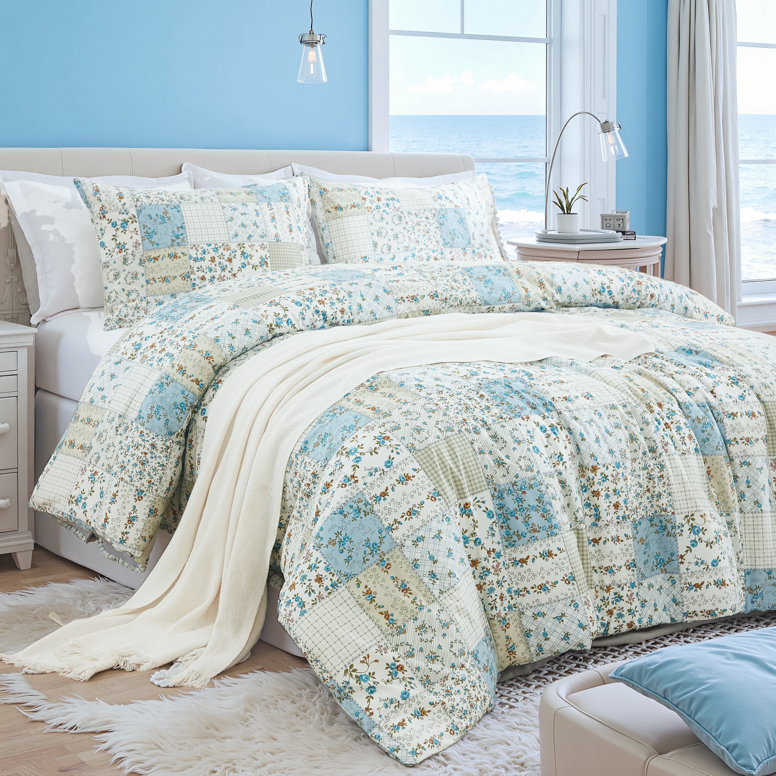 Patchwork Duvet Cover Set 100% Cotton